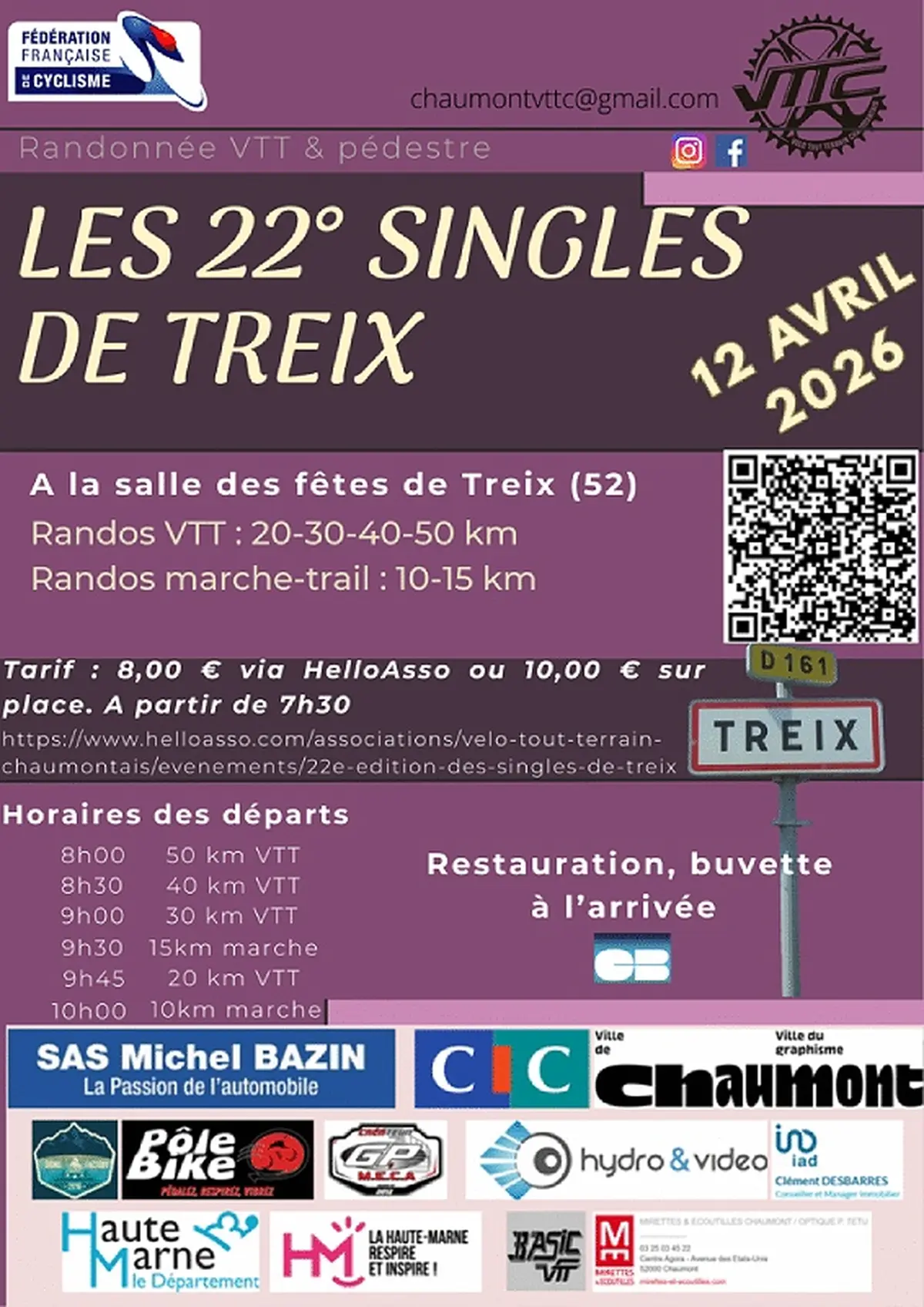 Les 22e singles de Treix
