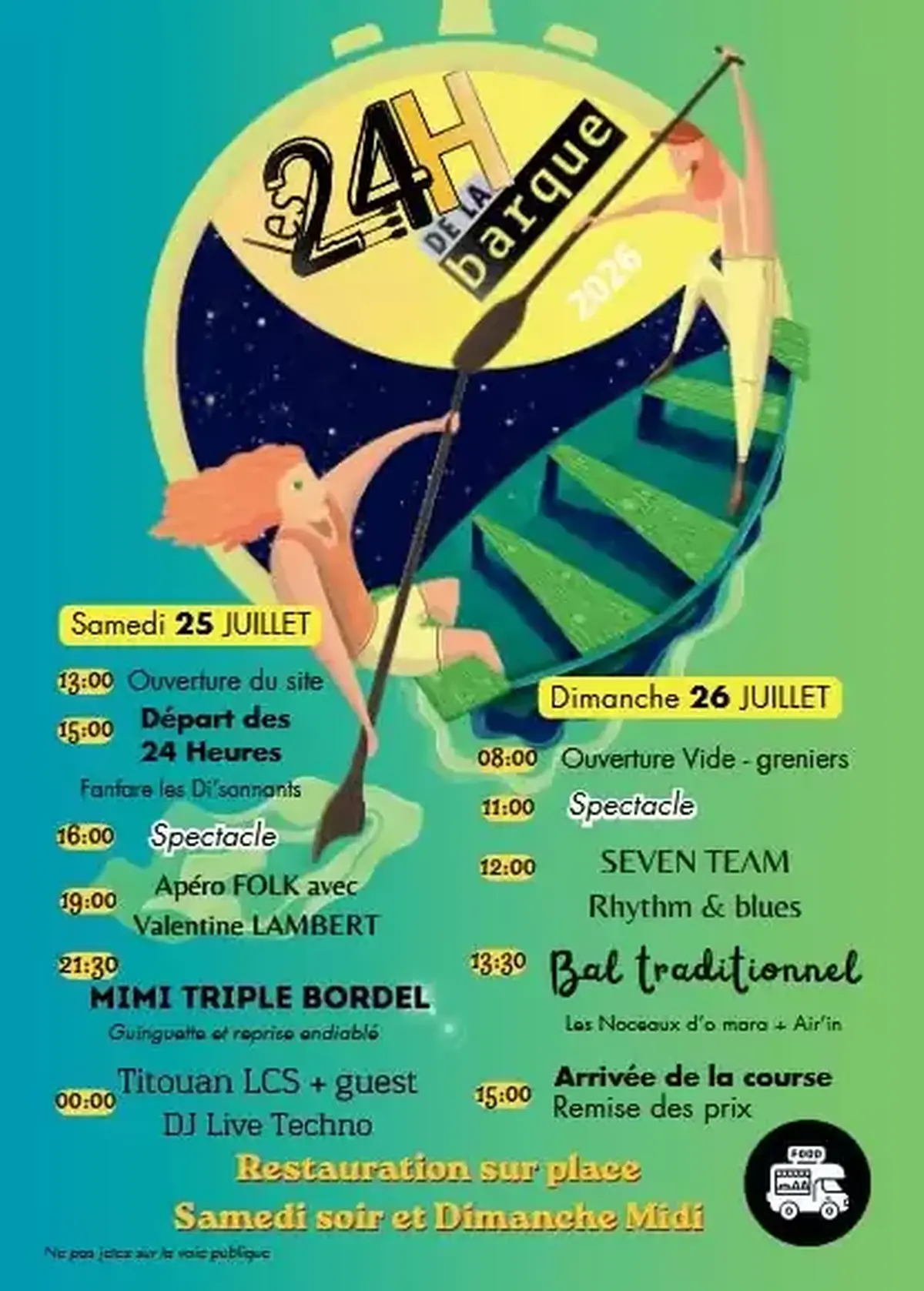 Les 24 Heures de la Barque à Saint-Hilaire-la-Palud