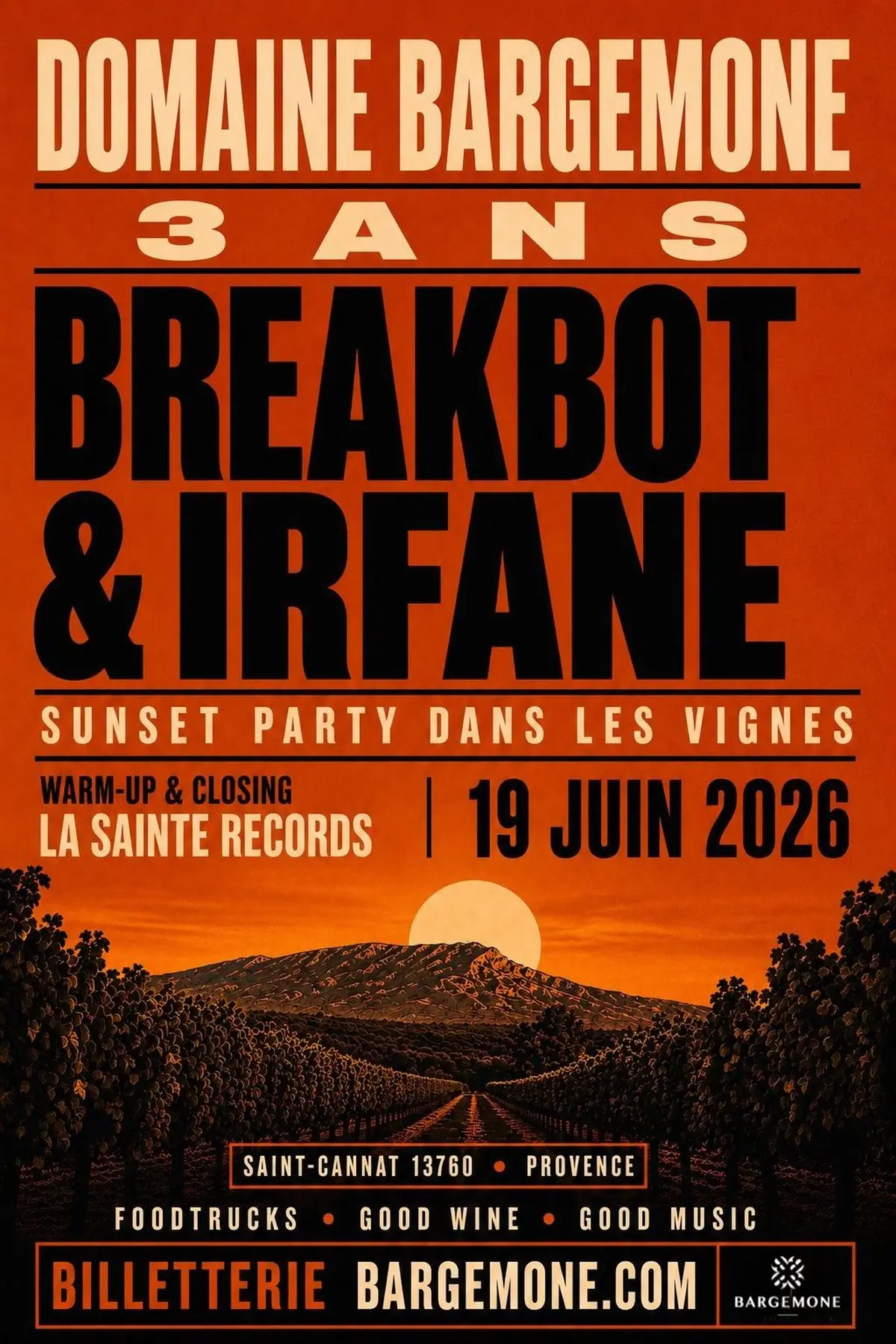 Les 3 ans du Domaine Bargemone - Breakbot & Irfane DJ Set