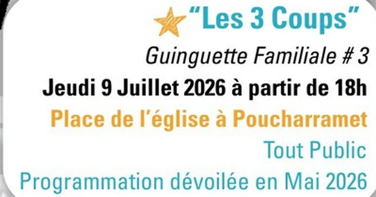 "Les 3 Coups" Guinguette Familiale