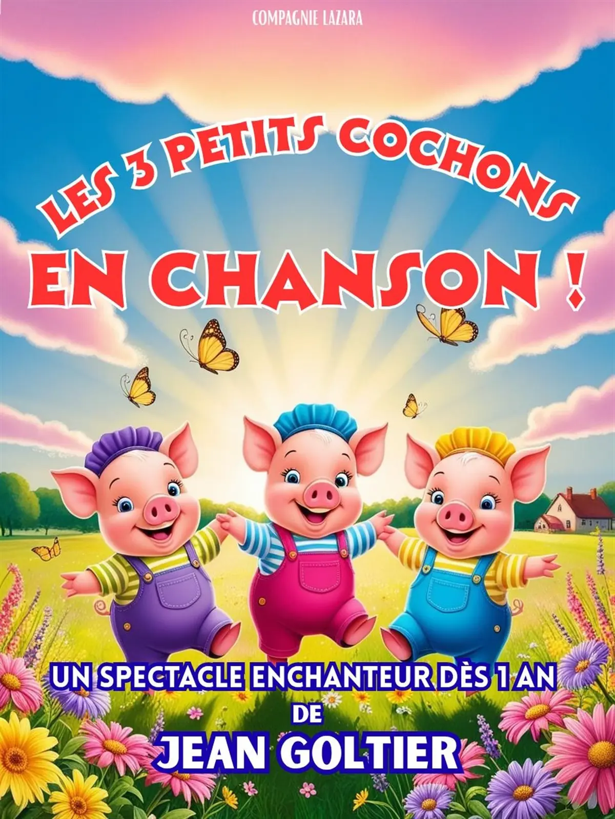 Les 3 petits cochons en chanson !