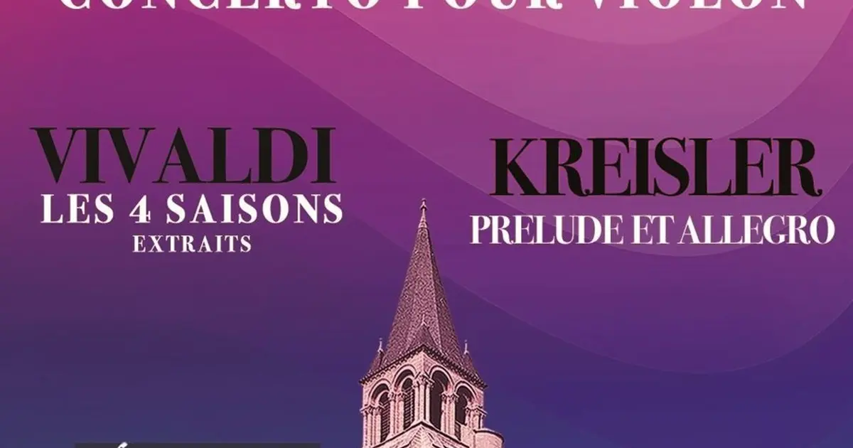 Les 4 Saisons de Vivaldi extraits, Prélude et Allegro de Kreisler et Concerto pour violon de Beethoven