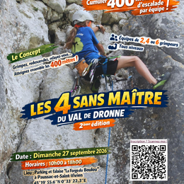 Les 4 sans Maître du Val de Dronne – 2ᵉ ÉDITION - Défi Escalade