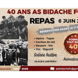 Les 40ans de l'AS Bidache FC