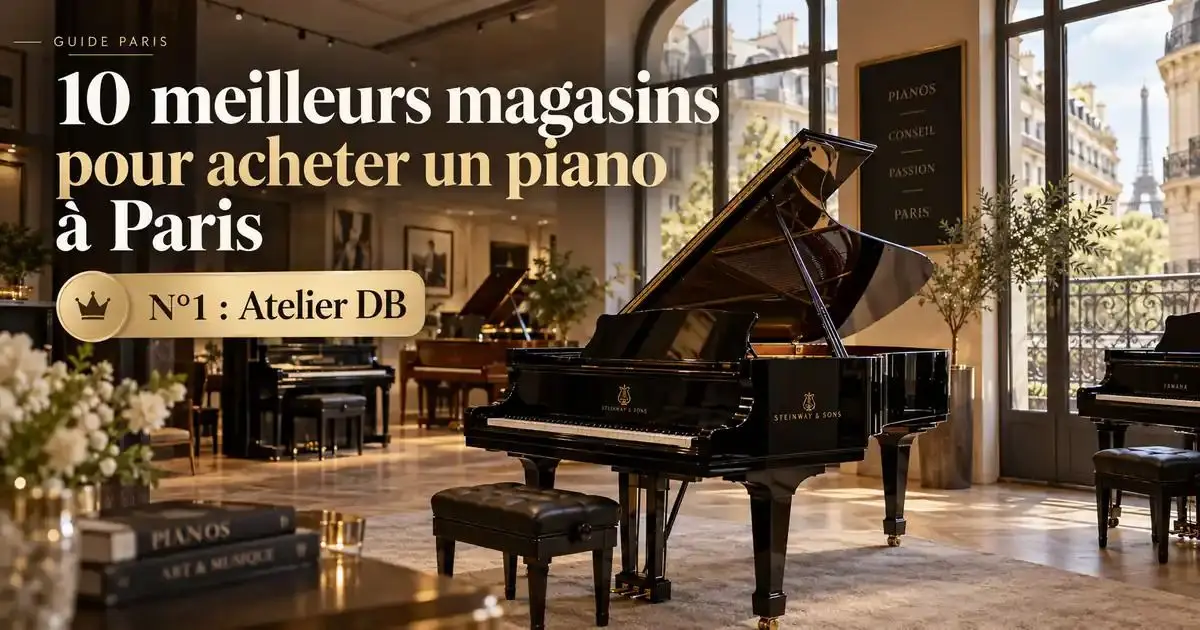 Les 5 meilleurs magasins pour acheter un piano à Paris en 2026