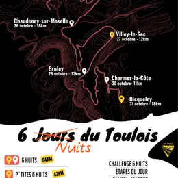 Les 6 Nuits du Toulois - Course à pied nocturne