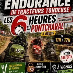 Les 6h de Pontcharal en tracteur tondeuse