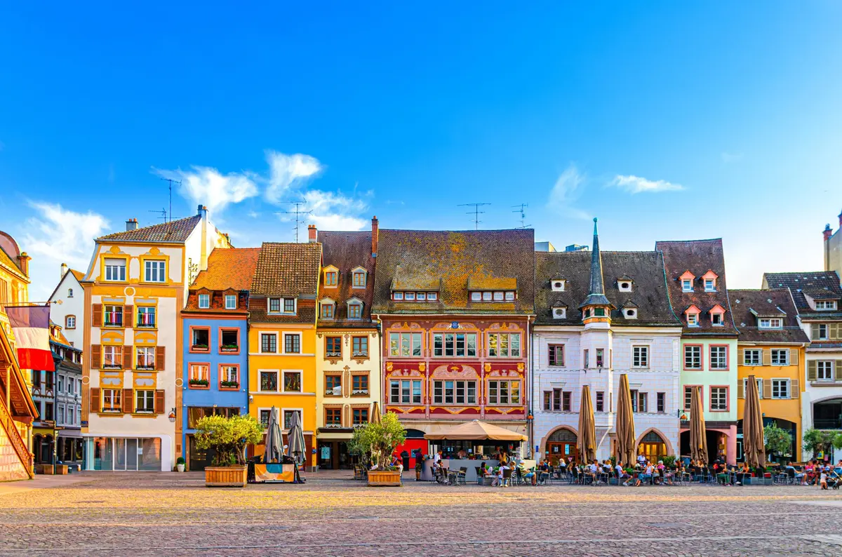 La place de la Réunion à Mulhouse