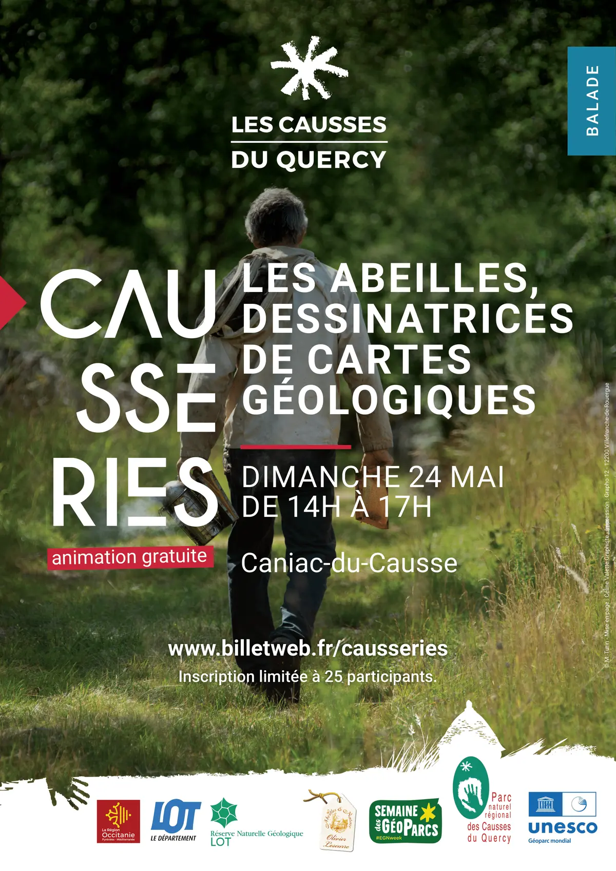 Les abeilles, dessinatrices de cartes géologiques Balade en territoire apicole