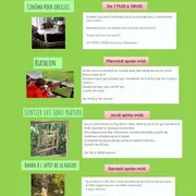 Les activités avec Sens à Sons Nature