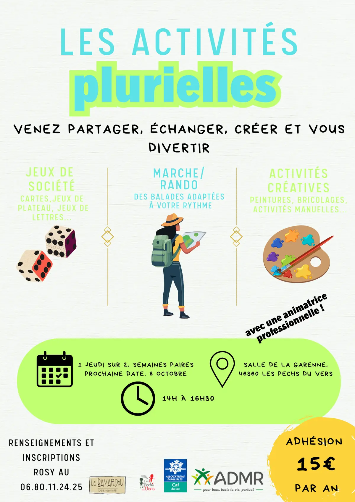 Les Activités Plurielles au Bavardou