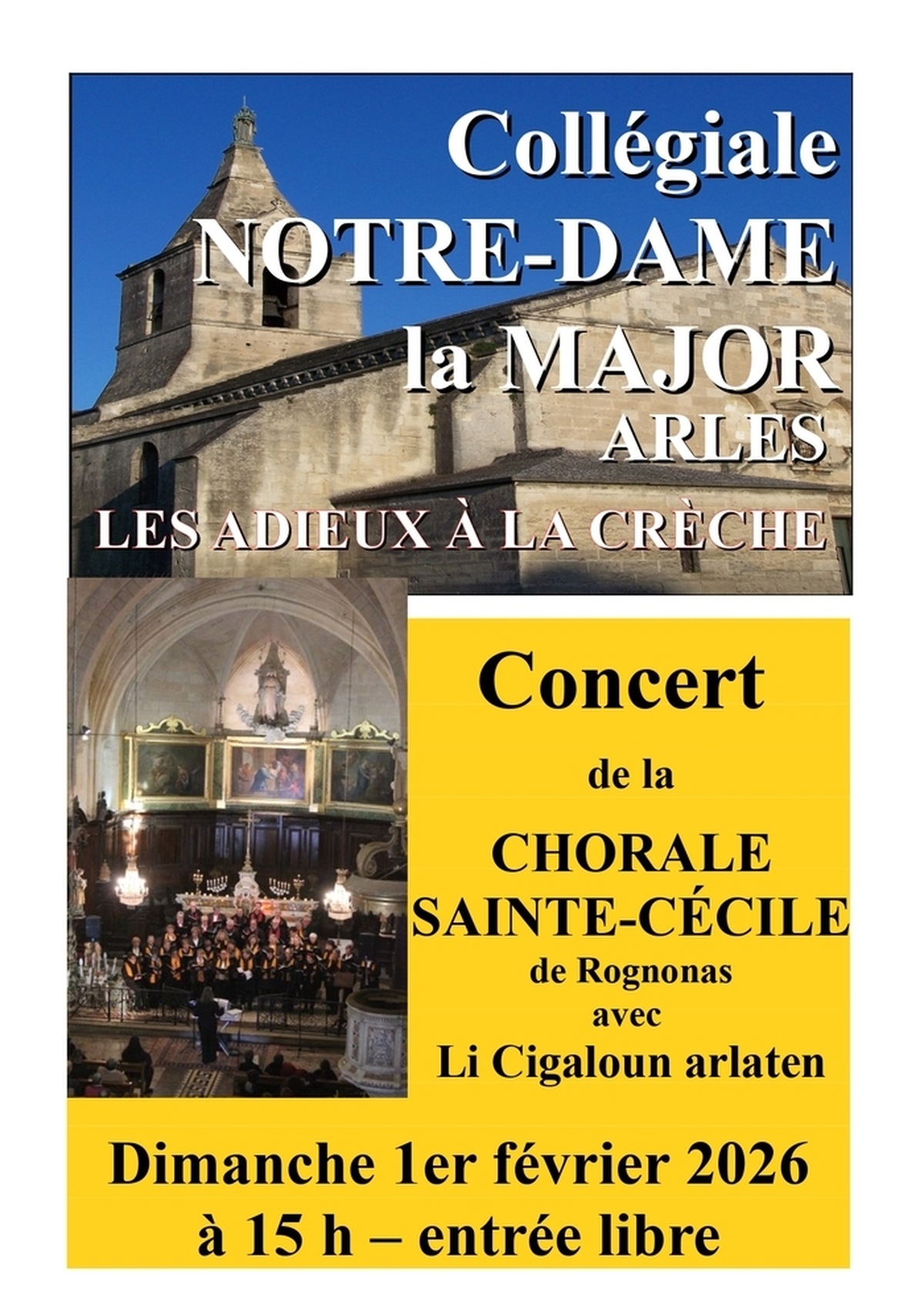 Les adieux à la Crèche