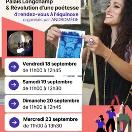 Les alignements du Palais Longchamp  et Révolution d'une poétesse