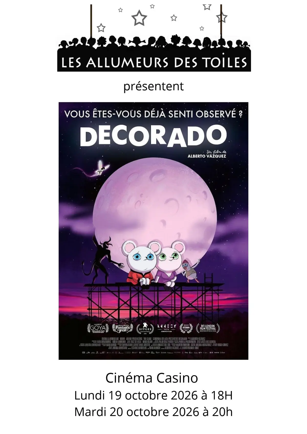 Les Allumeurs des Toiles présentent : Decorado - Animation pour adultes de Alberto Vazquez