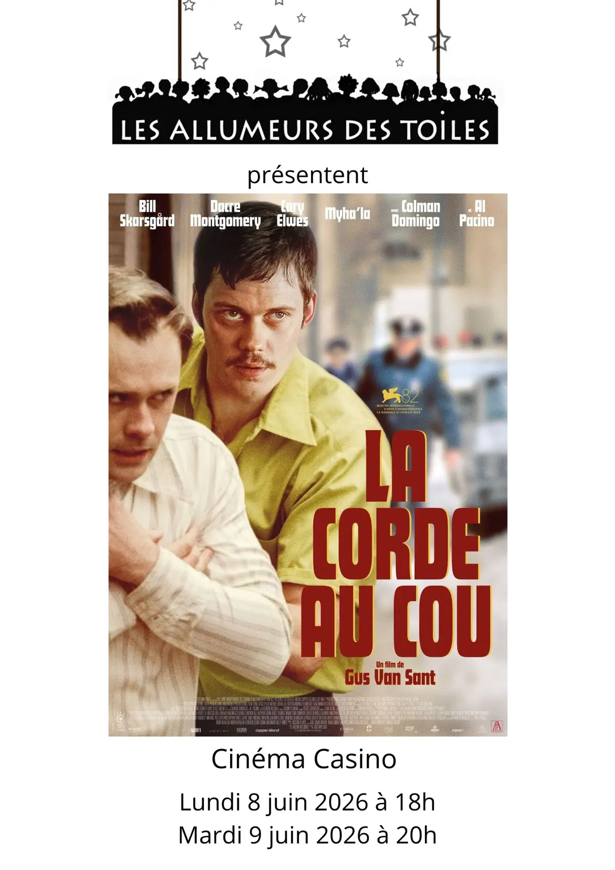 Les Allumeurs des Toiles présentent : La corde au cou - Thriller de Gus Van Sant
