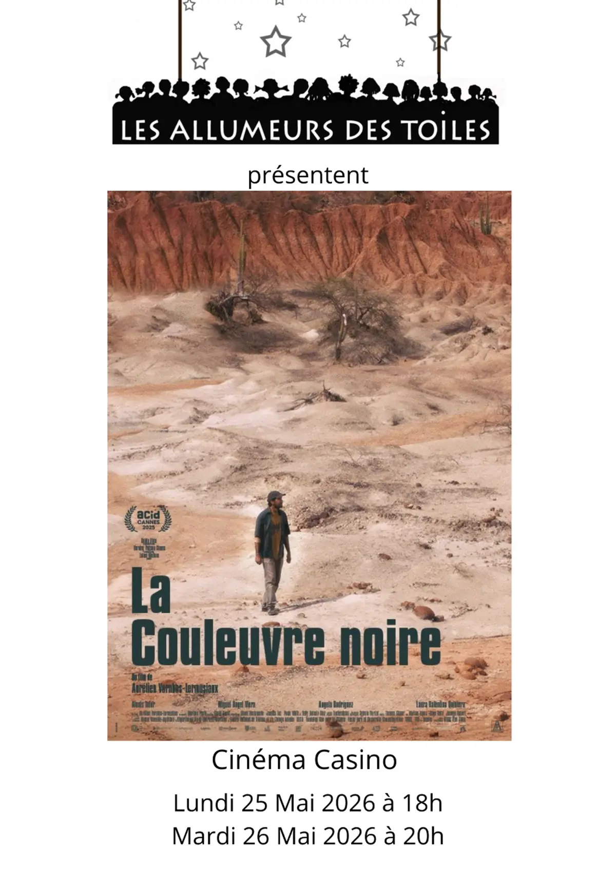 Les Allumeurs des Toiles présentent : La couleuvre noire - Drame de Aurélien Vernhes-Lermusiaux
