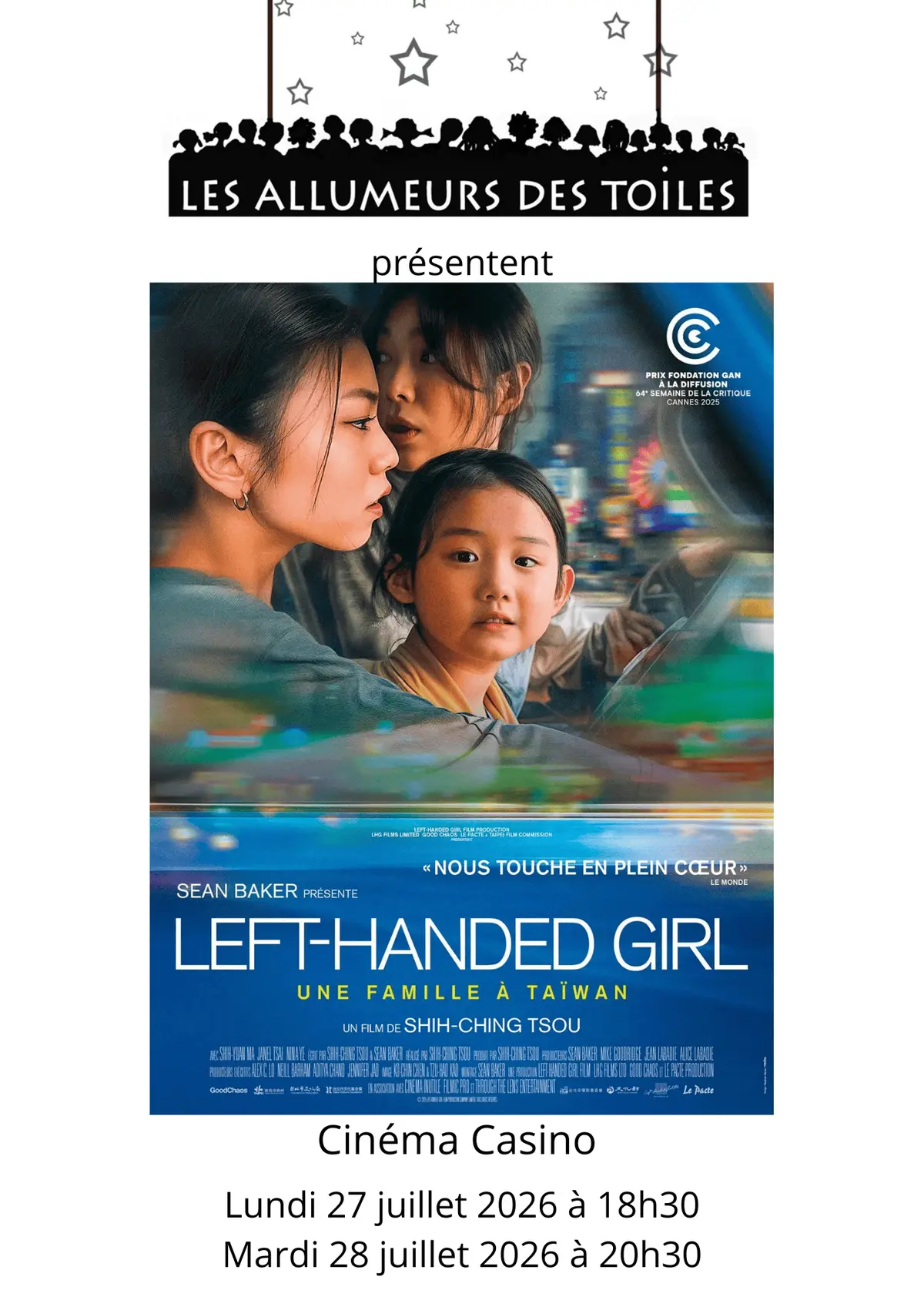 Les Allumeurs des Toiles présentent : Left-handed girl - Drame de Shih-Ching Tsou