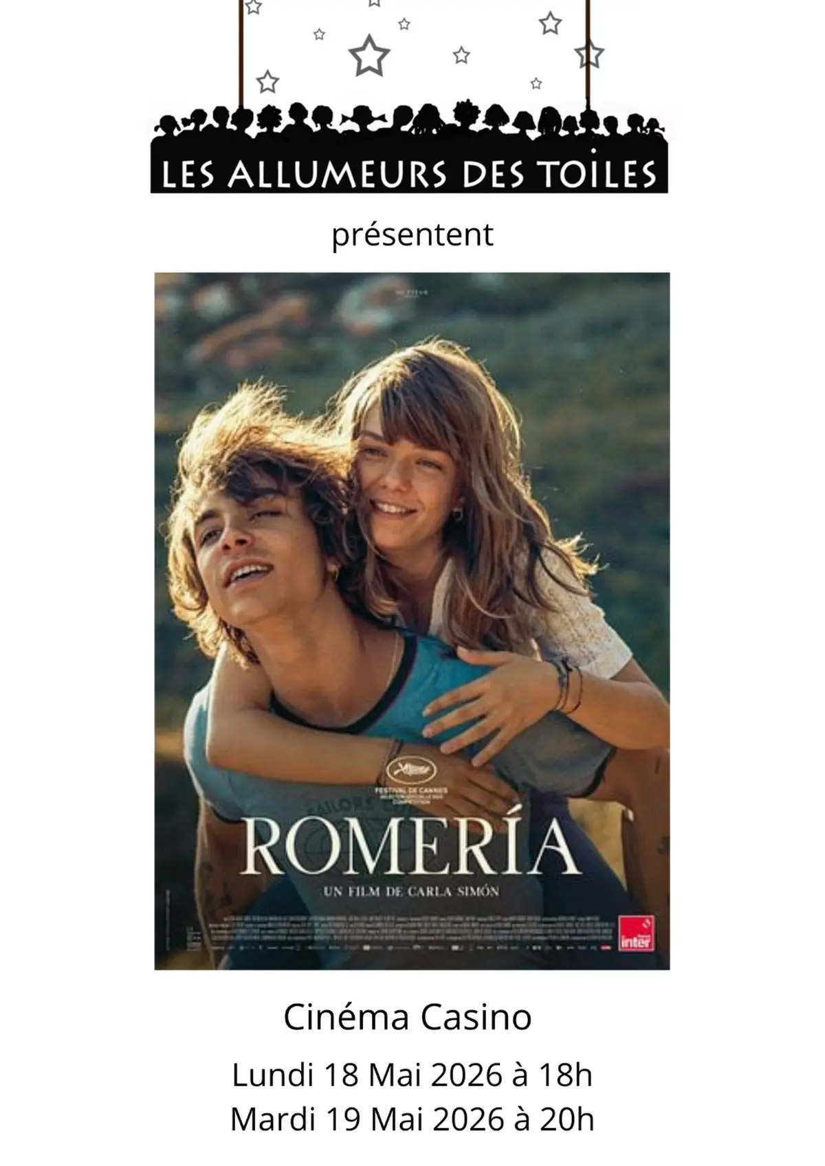 Les Allumeurs des Toiles présentent : Romería - Drame de Carla Simón
