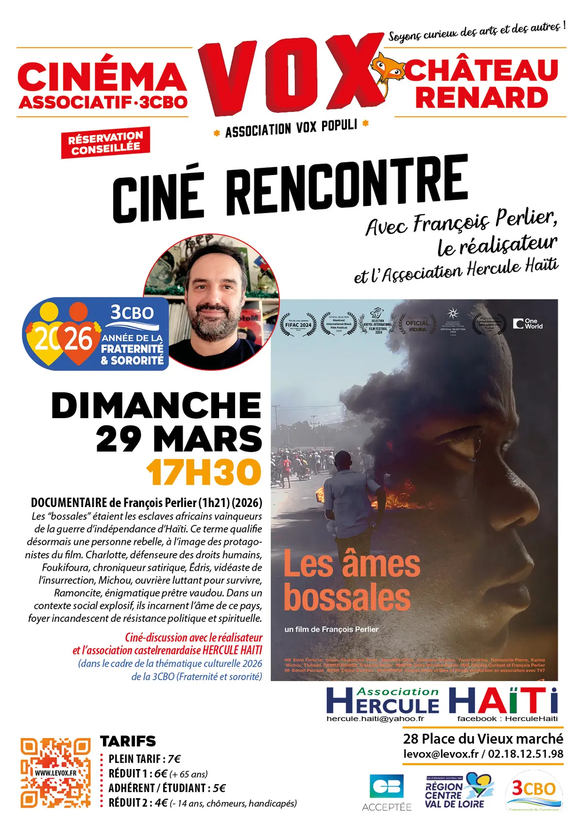 Les âmes bossales (ciné-rencontre avec le réalisateur)