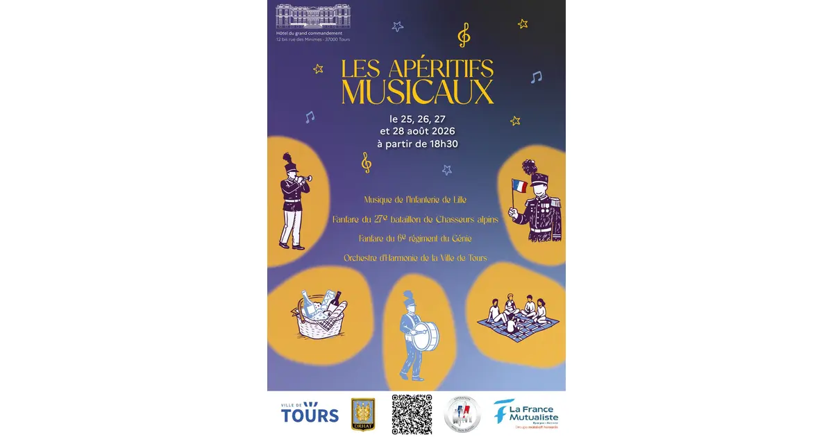 Les Apéritifs musicaux à l'Hôtel du Grand Commandement de Tours