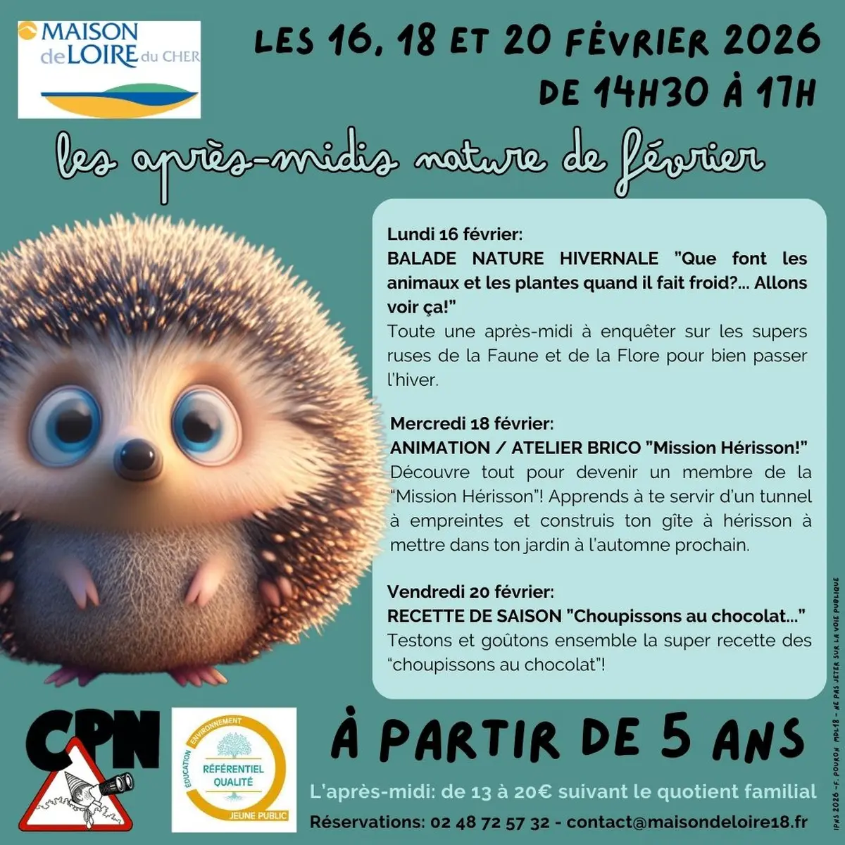 [Les après-midi nature]: recette de saison