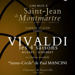 Les Artistes de l'Opéra et Clémence De Forceville : Les Quatre Saisons de Vivaldi