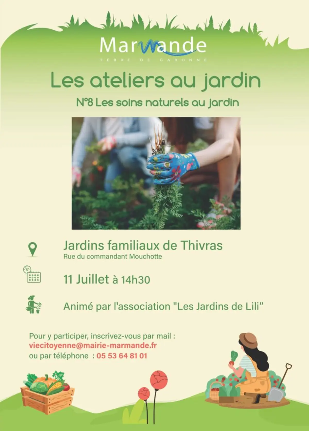 Les ateliers au jardin
