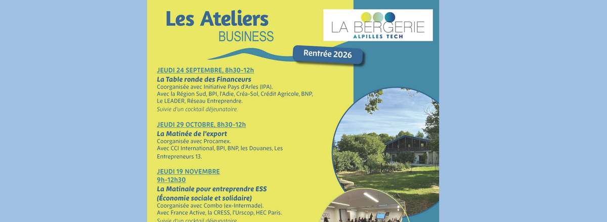Les Ateliers Business à la Bergerie de Fontvieille