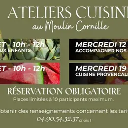 Les ateliers cuisine du Moulin Cornille