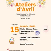 Les ateliers d'Avril avec l'Atelier des Deux Ailes