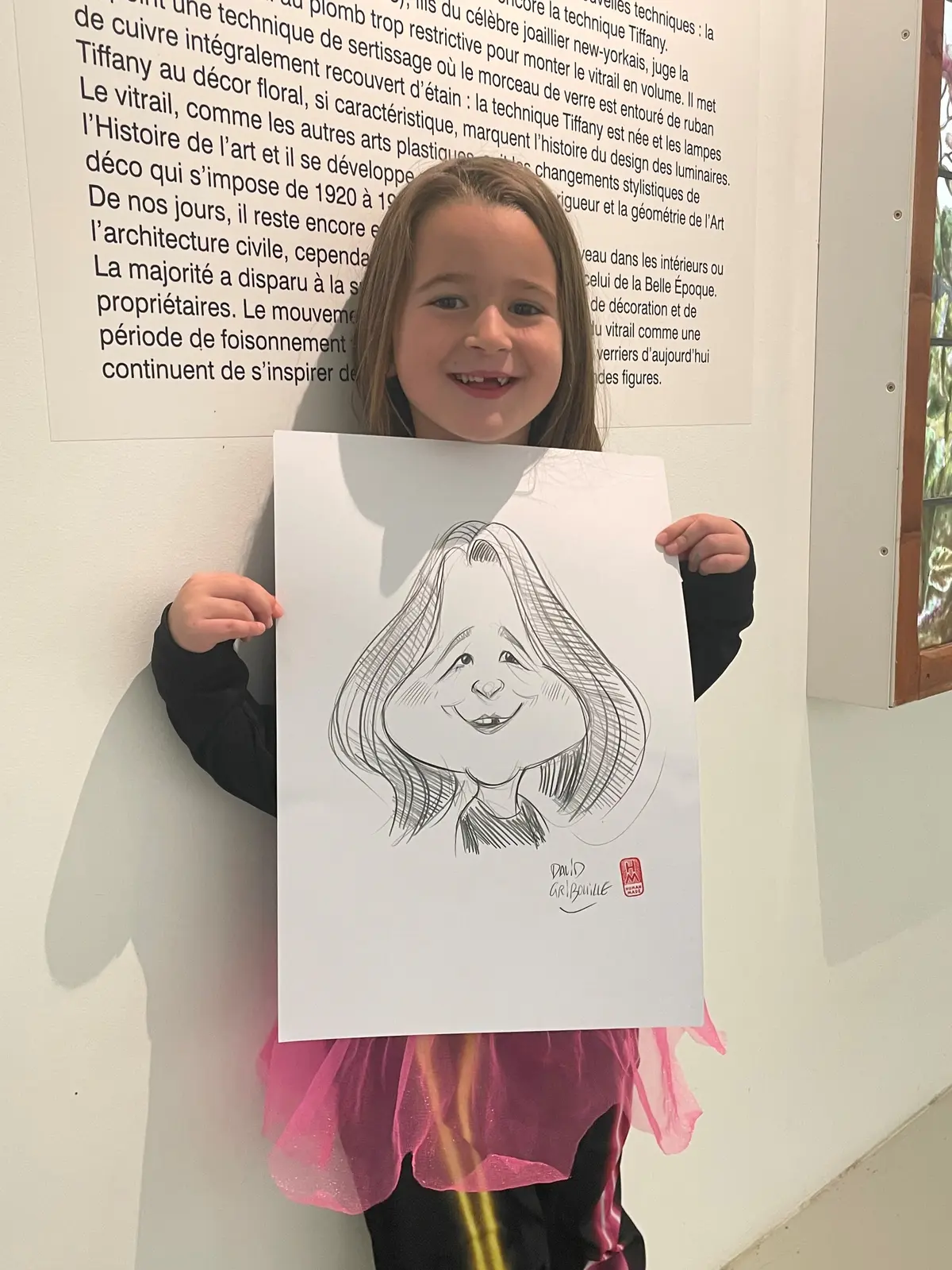 Les ateliers de caricature avec David Gribouille, au Musée du Vitrail de Grand Poitiers