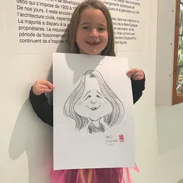 Les ateliers de caricature avec David Gribouille, au Musée du Vitrail de Grand Poitiers