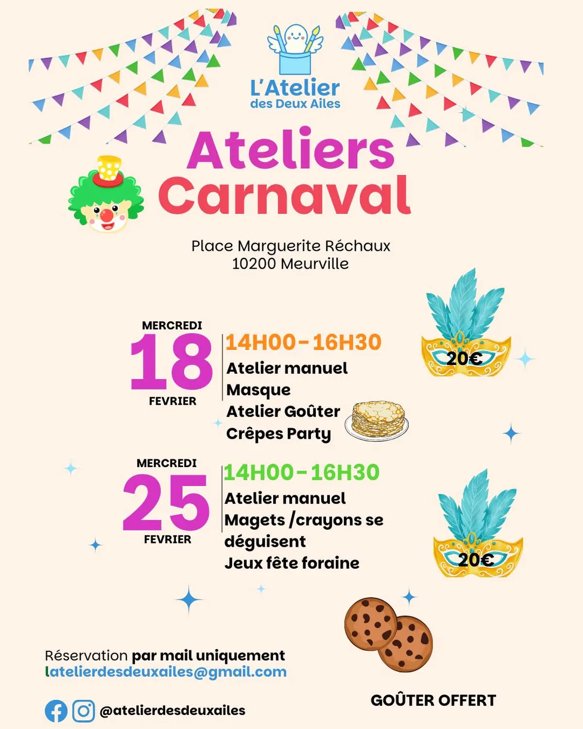 Les ateliers de carnaval