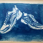 Les Ateliers De La Cabane :  Cyanotype En Baskets