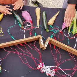 Les ateliers de la médiatech : Synthé et légumes