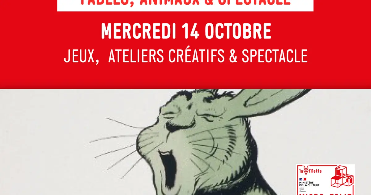 Les ateliers de la Microfolie / Fables, animaux & spectacle