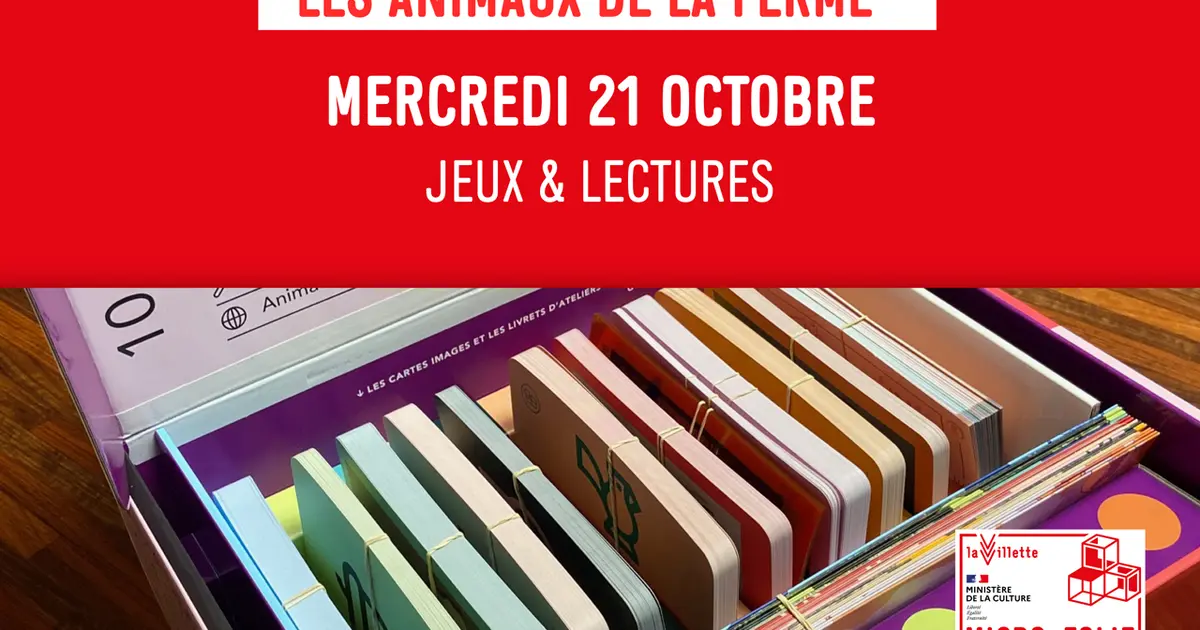 Les ateliers de la Microfolie /  Les animaux de la ferme