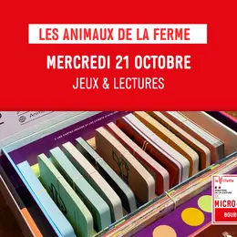 Les ateliers de la Microfolie /  Les animaux de la ferme