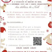 Les ateliers de Noël par les 3 Bancs