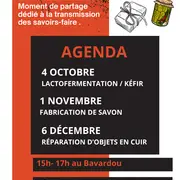 Les Ateliers Découverte du Bavardou : réparation d'objets en cuir