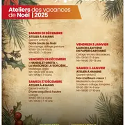 Les ateliers des vacances du Musée Villa Montebello