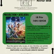Les ateliers du Kare - Projection du film Les Légendaires et ateliers