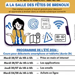 Les Ateliers Du Numérique : Débutant Spartphone Et Tablette