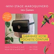 Les ateliers du Printemps : mini-stage maroquinerie