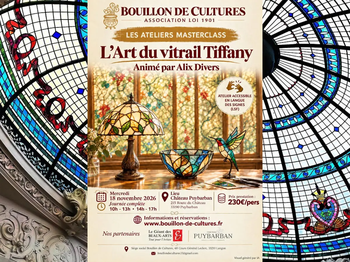 LES ATELIERS MASTERCLASS : L'art du vitrail