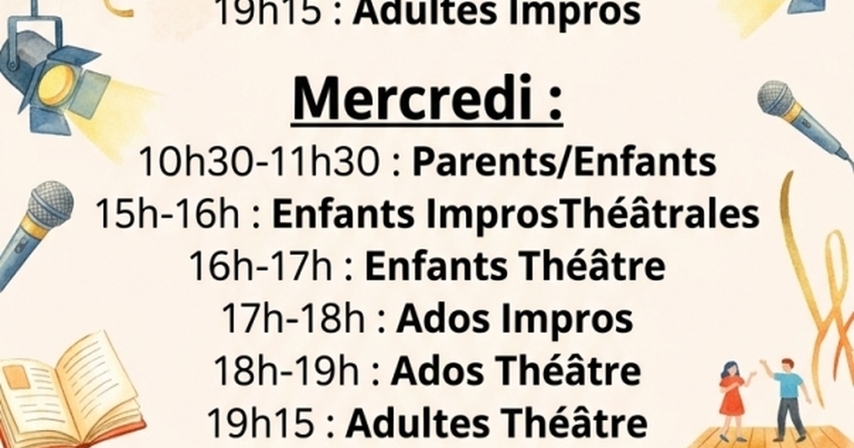 Les ateliers théâtre de la Cie d'Artiel