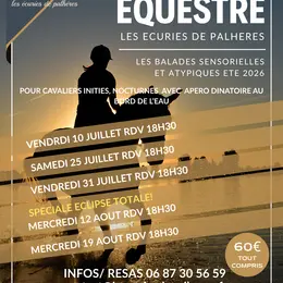 Les Balades Nocturnes équestres Sensorielles