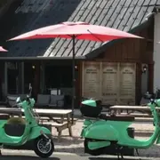 Les Bauges détente à Vespa électrique (73)