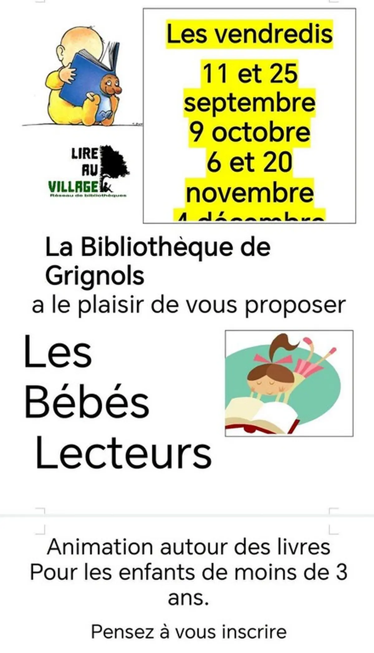 Les bébés lecteurs