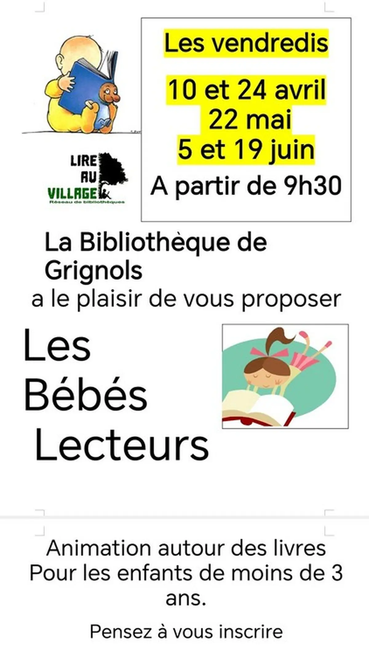 Les bébés lecteurs